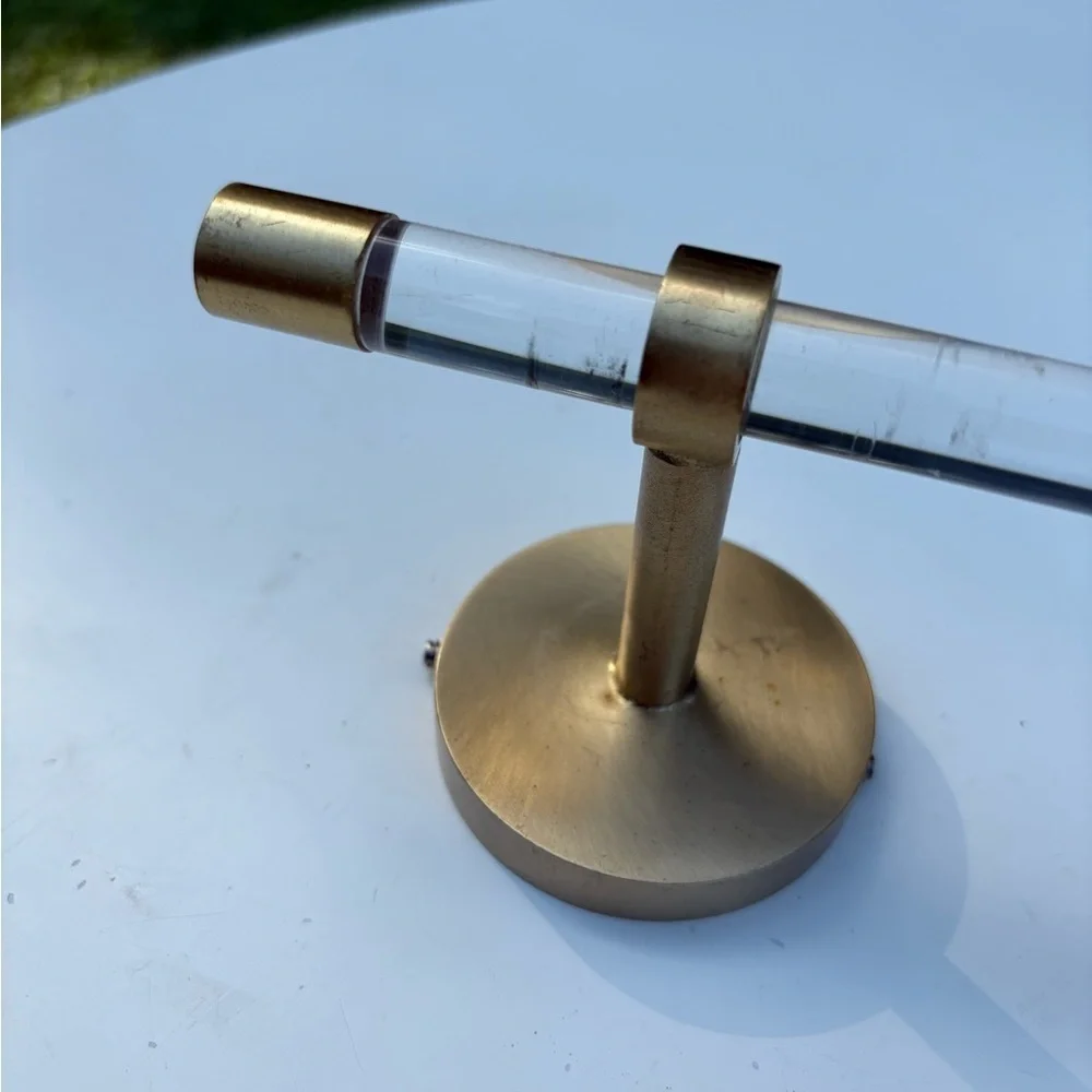 NWOT Anthropologie Mikayla Lucite Towel Bar